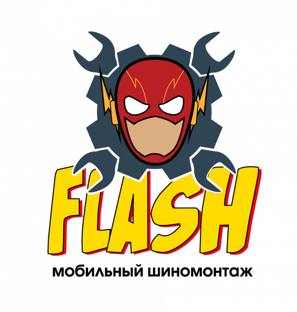 Логотип компании Мобильный шиномонтаж Flash